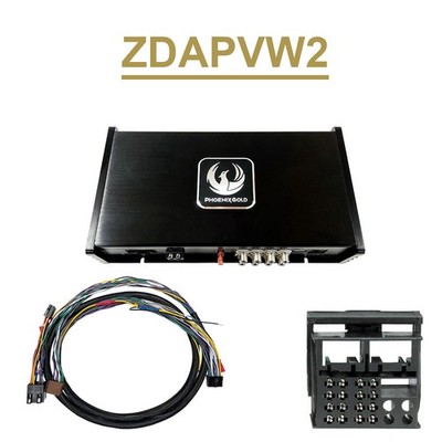 Phoenix Gold ZDAPVW2 ZD Serie DSP Power Kit 6 Kanal DSP Für Volkswagen 800 W