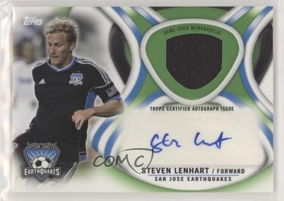 2013 Topps MLS Relics Green 68/75 Steven Lenhart #AR-SL Auto 0el