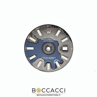 ROLEX Zifferblatt gedreht für Datejust 41 116300 116334 Luminova (GEBRAUCHT)