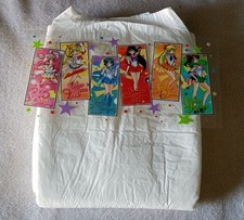 Mega adult disposable ABDL diaper-Sailor moon READ DESCRIPTION FULLY