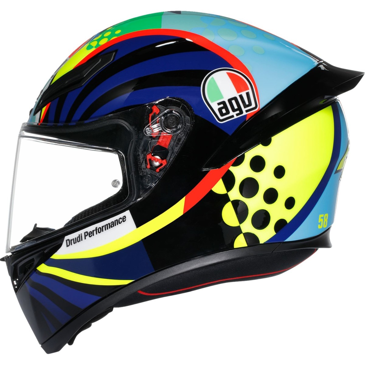 AGV Helmets K1 S Helmet - Rossi Winter Test 2020 - Large