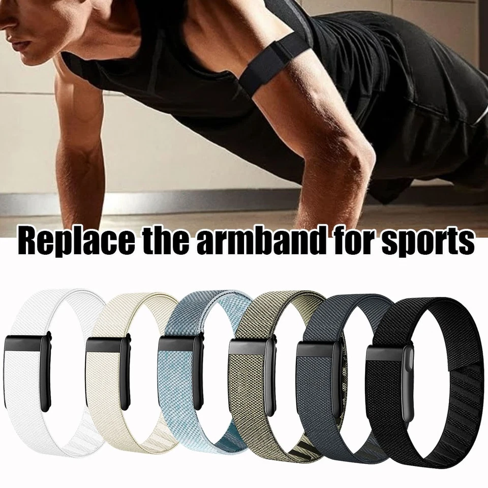 Nylon Sport Replacement Arm Band for Whoop 5.0 Fitness Tracker Breathable Stretc