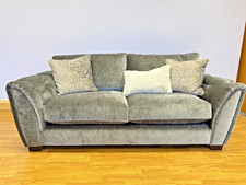Aphrodite 3 seater standard back sofa in California Dolphin grey fabric