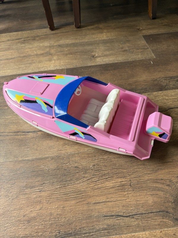 Vintage Barbie Wet n’ Wild Pink Speedboat