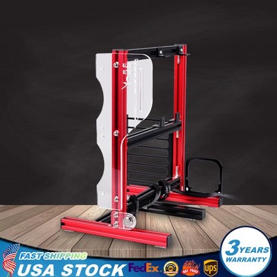 Red DIY ITX ATX MATX PC Frame Test Bench Open Air Case Water Cooling Fan Chassic
