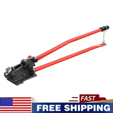 New Rebar Bender 52" Manual 3/4" & 5/8" Cutter#5 Cutting & #6 Rebar 90° 180°Bend
