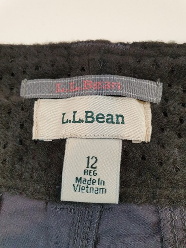 LL Bean Vista Trekking Shorts Womens 12 Hiking Nylon Spandex Outdoor Trail Blue - Picture 5 of 16