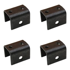 Four Front/Rear Hangers for Double-Eye Springs 2-3/8" x 3" x 1-7/8" x 9/16"