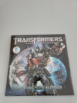 Transformers Dark of the Moon offizieller Kalender 2012 & 3D Brille - VERSIEGELT