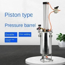 Stainless steel cylinder piston pressure barr...