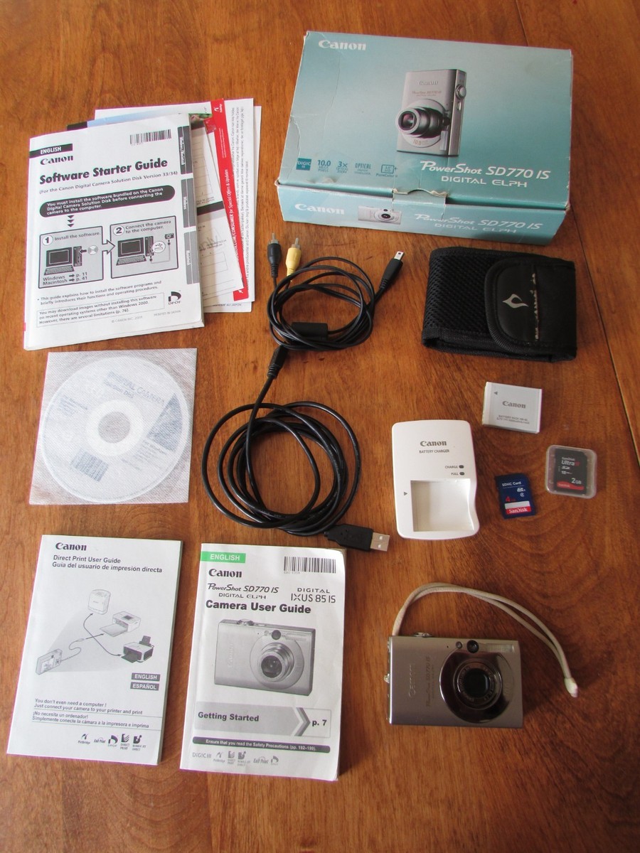 Canon PowerShot Digital ELPH SD770 IS Digital IXUS 85 IS
