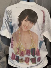Karin Matoba Japanese gravure idol t shirt XL hookups model bikini