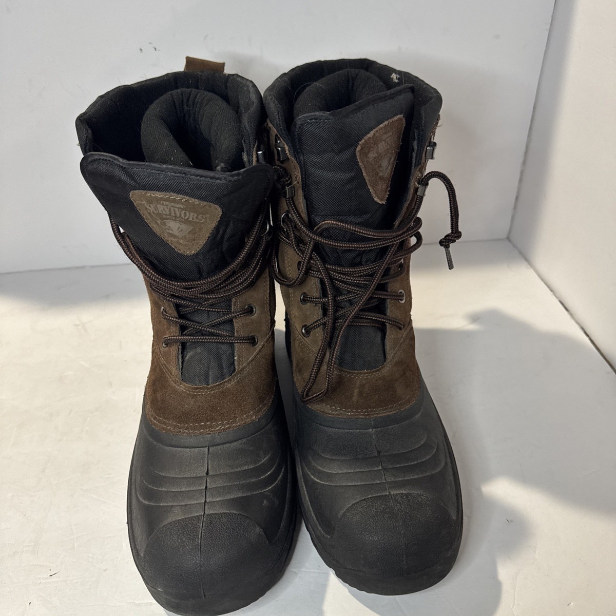 Survivor Boots Mens Brown And Black Size 10 Waterproof | eBay display picture 3