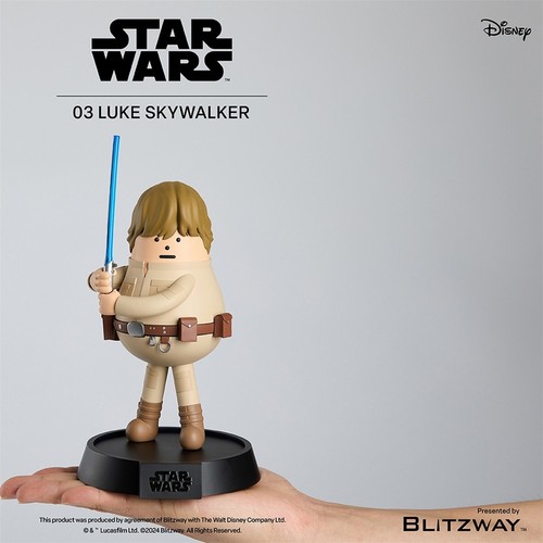 Figura Coleccionable BLITZWAY SML Luke Skywalker Con Iluminación LED 18cm Nuevo Stock - Imagen 9 de 11