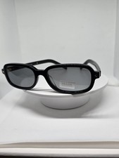 PRADA PRD06S Sunglasses Women Gold Frame Dark Gray Lenses