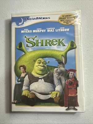 New Factory Sealed DVD Shrek Mike Meyers Eddie Murphy Cameron Diaz Bonus Feature
