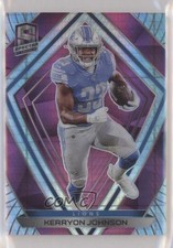 2020 Panini Spectra Neon Pink Prizm 23/25 Kerryon Johnson #92 1d3a