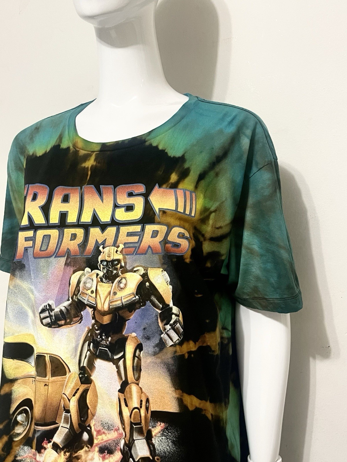 Transformers Bumblebee Graphic Custom Tye-Due T-S… - image 3