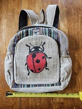 NWOT Himalayan Hemp All Natural Pure Handmade Multi Pocket Boho Backpack
