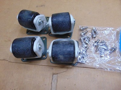 (4) Foot Master Plate Caster G-DOK Heavy Duty Caster Set
