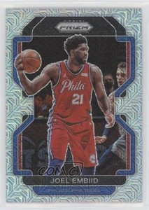 2021-22 Panini Prizm Mojo Prizm /25 Joel Embiid #176