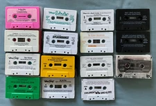 Vintage Lot of Kids Cassette Tapes MCDONALDS Disney Lullaby Misc Lot of 15