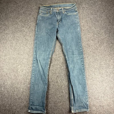 Levis 512 Slim Taper Fit Jeans Mens W29 L32 Blue Denim Casual Everyday