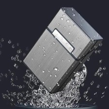 Cigarette Case Storage Container Aluminum Tobacco Holder Cigarette Pocket Box UK