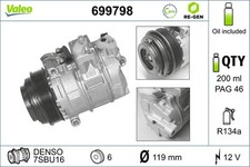 Kompressor Klimaanlage VALEO RE-GEN - AT 699798 +102.34&euro; Pfand f&uuml;r W210 KLASSE 5