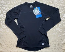 FIRST ASCENT Eddie Bauer NWT Women’s Expedition Weight Base Layer XS Black