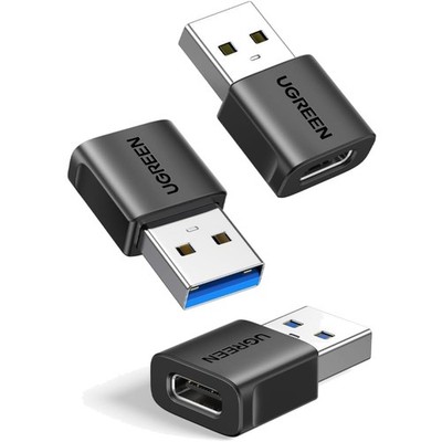 USB C Adapter 3 Stück Hochgeschwindigkeits Datenübertragung Ladegerät kompati...