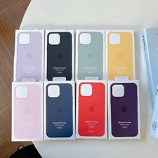 New For iPhone 14Plus 14Pro 14Pro Max Original Silicone Phone Case with MagSafe