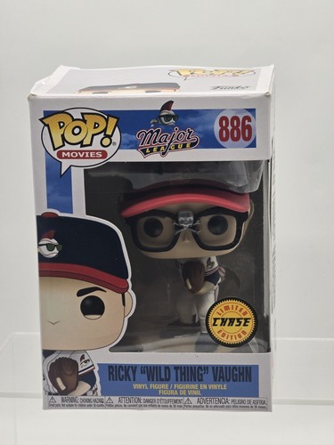 Funko Pop Chase Ricky Vaughn " Wild Thing " #886 Limited Edition New READ