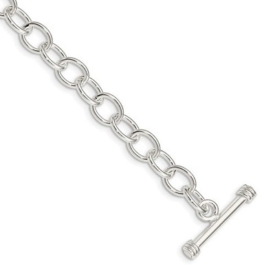 Ausgefallenes Gliederarmband Sterlingsilber poliert