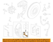 Ford Oem 16-23 Focus Brake Components-caliper Hold Down G1fz2a335b Ford Oem 16-23 Focus Brake Components-caliper Hold Down G1fz2a335b