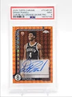 DRAKE POWELL 2025-26 TOPPS CHROME ROOKIE ORANGE GEO RC AUTO /25 PSA 9 Q0902
