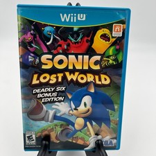 Sonic Lost World - Nintendo Wii U with Manual Complete CIB