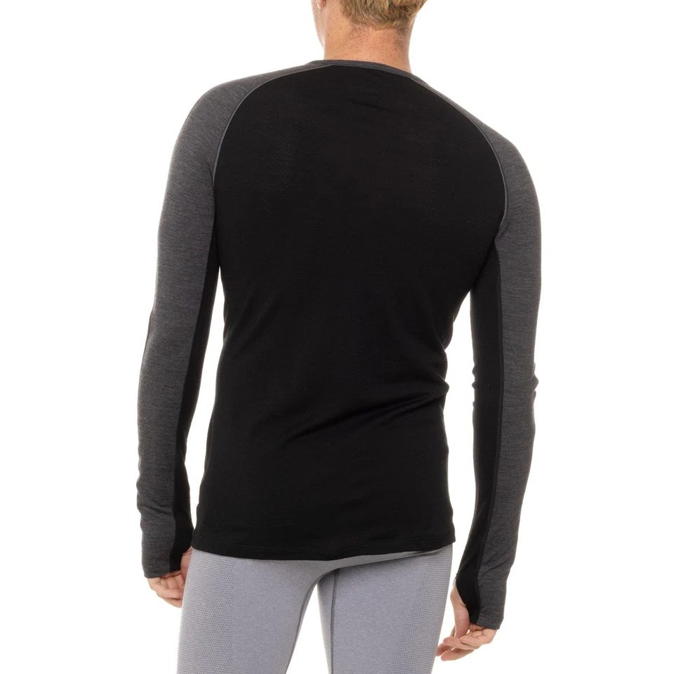 Top Icebreaker 200 ZoneKnit Lana Merino Crewe Capa Base (Elige una Talla) Nuevo con Etiquetas Foto 2 de 2