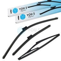 You.S Scheibenwischer SET Vorne + Hinten FüR Renault Twingo II (CN0) - NEU
