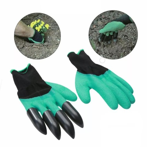 4 Claws Gardening Digging Genie Gloves Garden Planting Pruning Tools Lawn Care - Picture 7 of 14