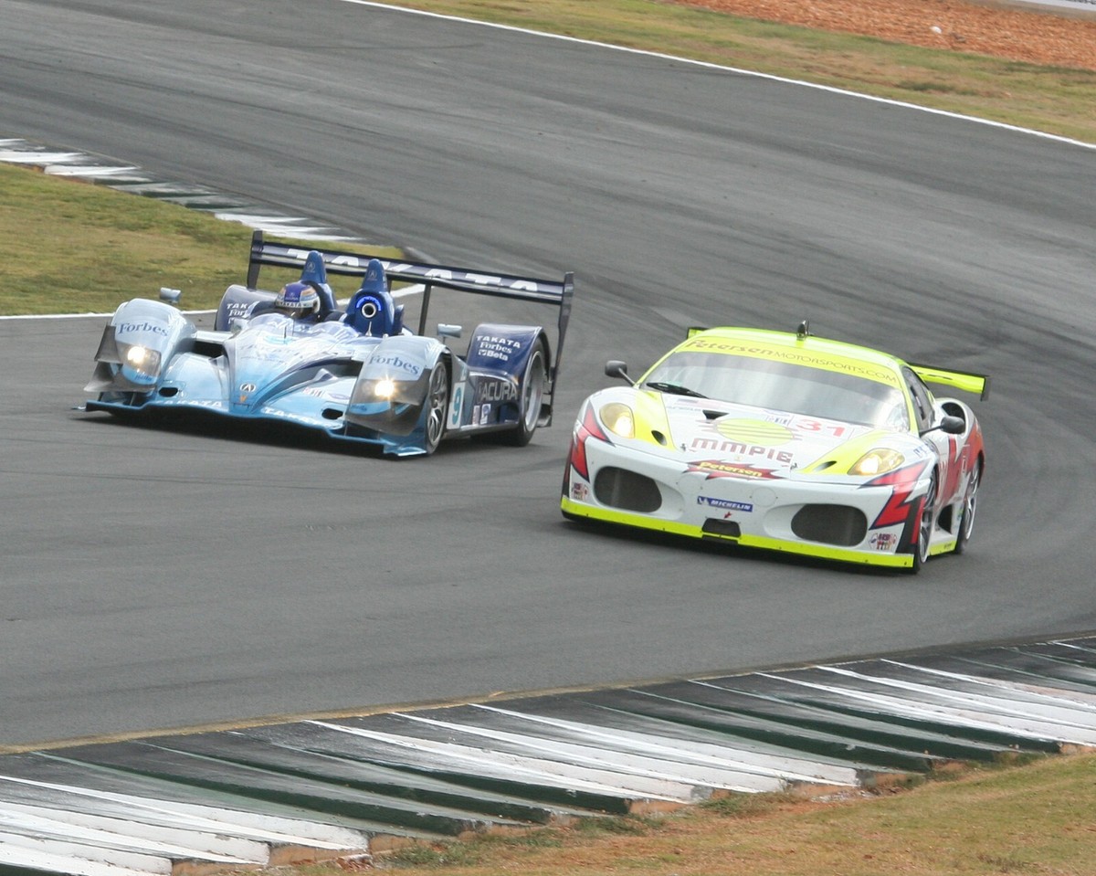スパークACURA 2007　ARX-01a　HIGHCROFT　RACING New! 8x10 IMSA ALMS 2007 Petit Le Mans Highcroft Acura ARX