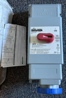 NEW Leviton 5100MI9W PowerSwitch Mechanical Interlock 3 Phase 120/208V 100A 4P5W