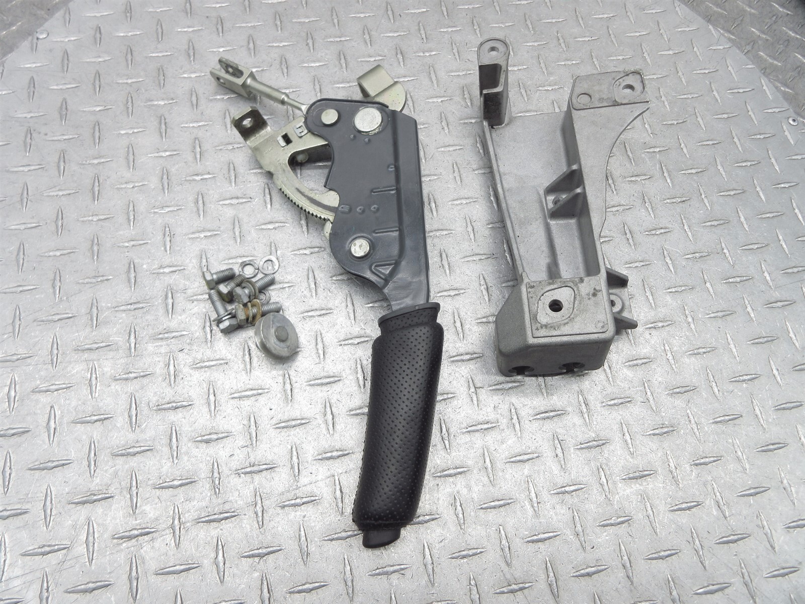 2008 Ferrari F430 Spider Emergency Parking Hand Brake Handle Lever Bracket Lot