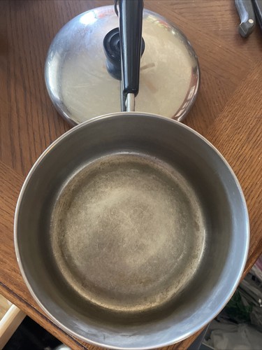 Vintage 1801 Revere Ware Kupferboden 2 Quart Kochtopf mit Deckel, Clinton IL USA - Bild 2 von 5