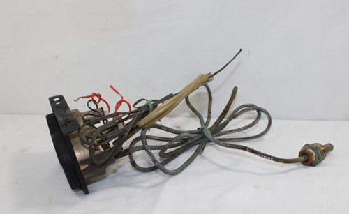 1963 PONTIAC GRAND PRIX UNDER DASH OIL AND WATER GAUGE WITH BEZEL AND WIRING - Foto 4 di 7