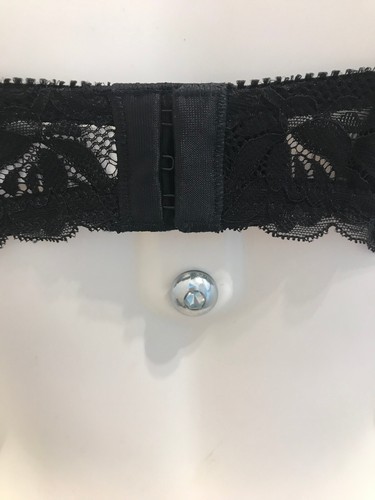 Black Underwired Bra 36B multiway balcony padded smooth moulded cups strapless - Picture 8 of 10