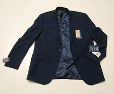 NWT Mens KENNETH COLE REACTION Blue Flex Coat Blazer Suitcoat Jacket 40 Short