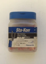 TNB STA-KON CAT NO: 18RA-10FX FORK TERMINALS VINYL INSULATED BOX OF 100