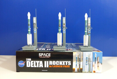 NASA SPACE Collection - Delta II Rockets - 1:400 Raketen 3er-Set - Dragon 56394