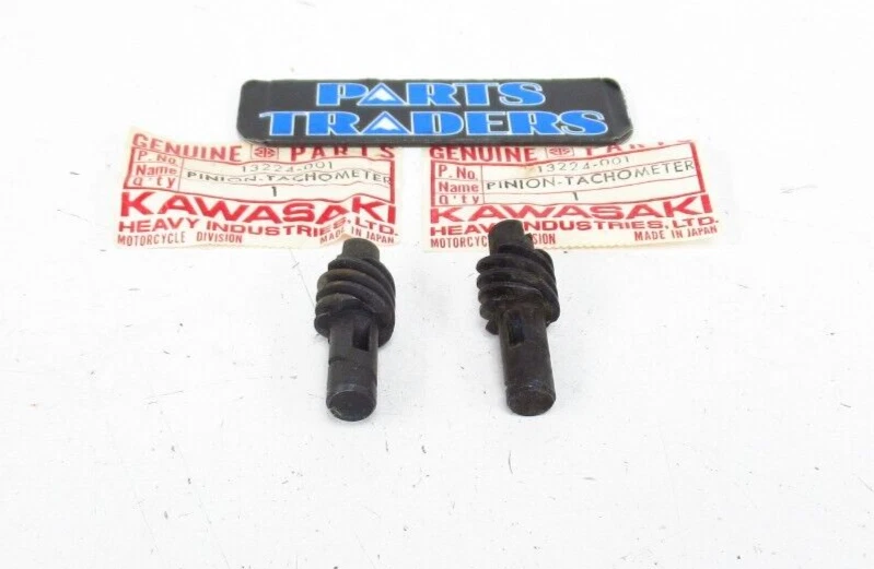 Juego de engranajes de piñón tacómetro Kawasaki genuino nuevo de stock de 2 A1 A1R A1SS A7 A7SS A1A A1B Foto 3 de 3